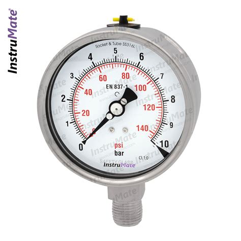Mechanical pressure measuring instruments .